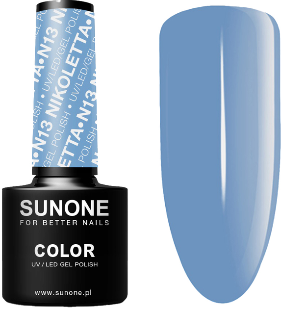 Гель-лак для нігтів Sunone UV/LED Gel Polish Color N13 Nikoletta 5 мл (5903332084081) - зображення 1