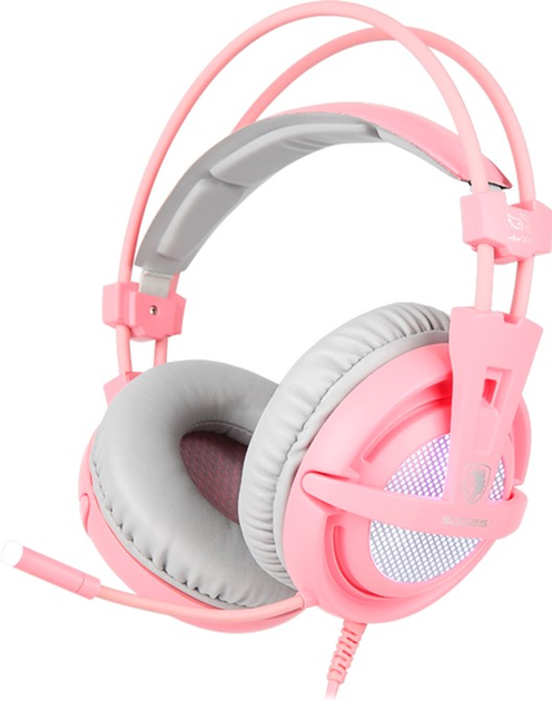 Słuchawki Sades A6 Pink (SA-A6/AE) - obraz 1