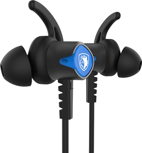 Słuchawki Sades SA-606 Wings 20 Black/Blue (SA-606/BK) - obraz 5
