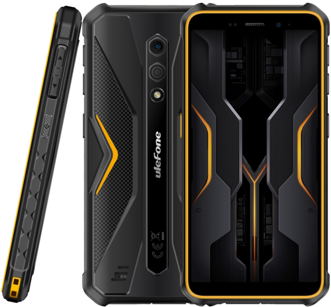 Smartfon Ulefone Armor X12 3/32GB Black-Orange (UF-AX12/OE) - obraz 2