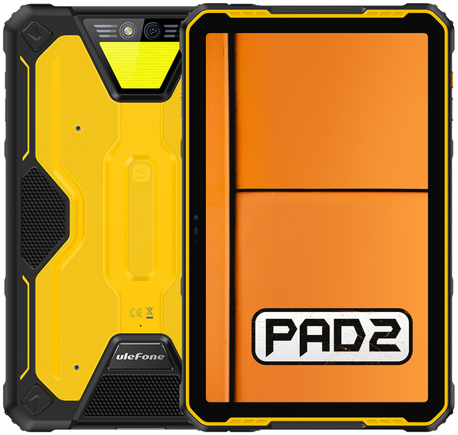 Tablet Ulefone Armor Pad 2 4G 8/256GB Black-Yellow (UF-TAP2/OE) - obraz 1