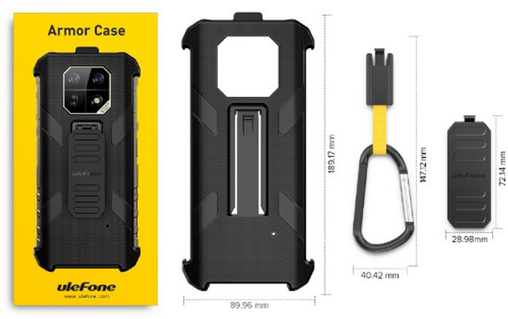 Etui Ulefone do Ulefone Armor 22 Black (UF-C-A22) - obraz 9