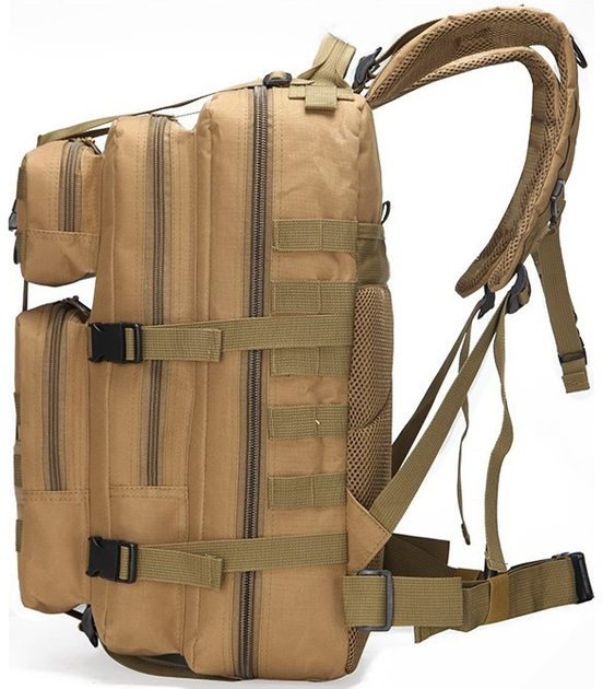 Штурмовий тактичний рюкзак 35 L 50х28х25 см Combat Койот 000273556 - зображення 2