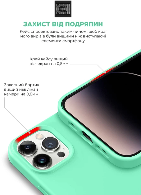 Чехол для смартфона ArmorStandart ICON2 Case для Apple iPhone 14 Pro Succulent (ARM63599) - изображение 5