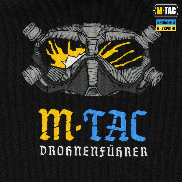 Футболка M-Tac Drohnenführer Чорний XL - зображення 1