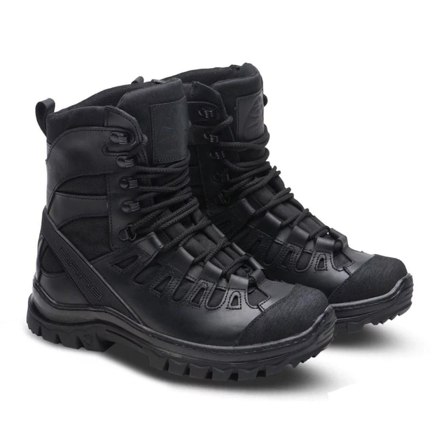 Зимние черные женские военные берцы с быстрой шнуровкой 39 (26 см) - изображение 1