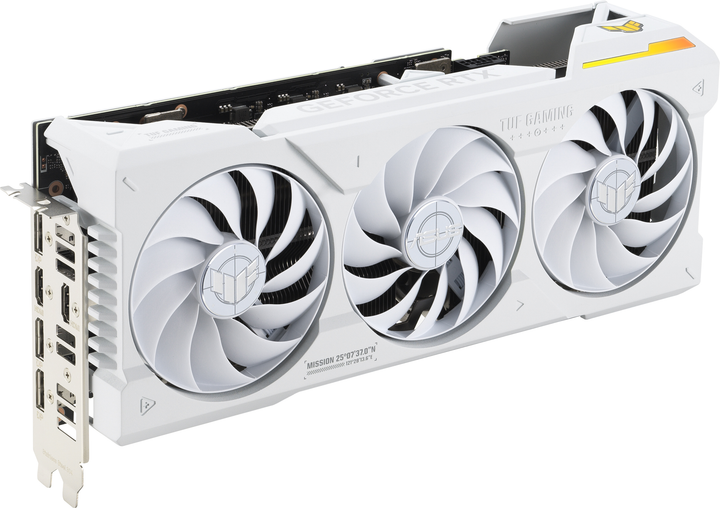 Видеокарта ASUS PCI-Ex GeForce RTX 4070 Ti SUPER TUF Gaming OC Edition White 16GB GDDR6X (256bit) (2670/21000) (2 x HDMI, 3 x DisplayPort) (TUF-RTX4070TIS-O16G-WHITE-GAMING) - изображение 3