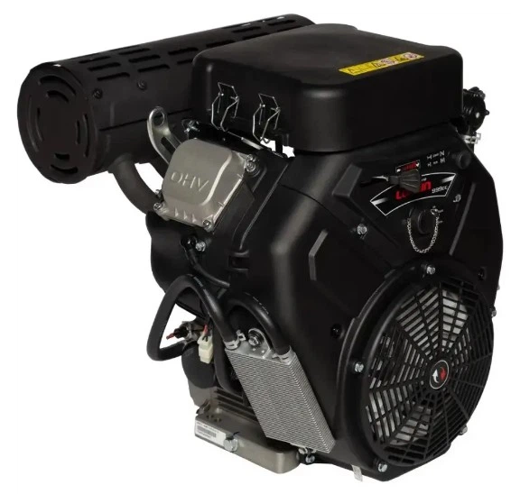 Двигатель бензиновый универсальный Loncin LC2V90FD 33 л.с. (шпонка 36.5 мм) с электростартером - Фото 3 Двигатель бензиновый универсальный Loncin LC2V90FD 33 л.с. (шпонка 36.5 мм) с электростартером - изображение 3