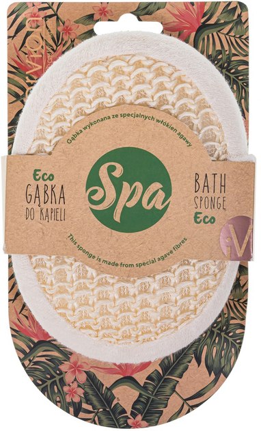 Gąbka do kąpieli KillyS Spa Eco Bath Sponge z włókien agawy 1 szt (5902704986343) - obraz 1