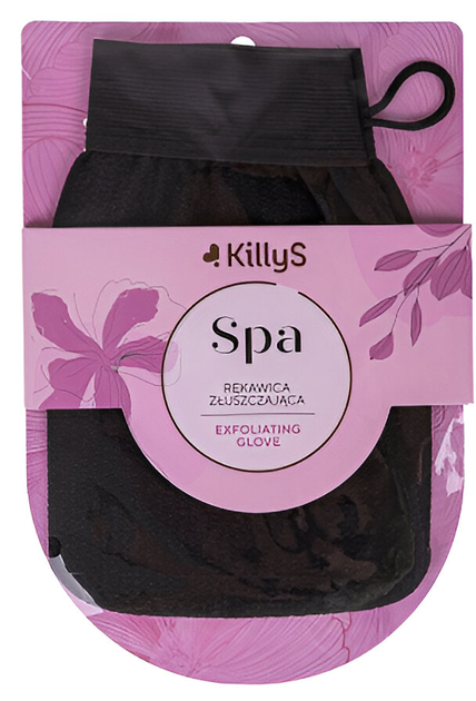 Рукавичка для пілінгу тіла KillyS Spa Exfoliating Glove чорна 1 шт (5902704172807) - зображення 1