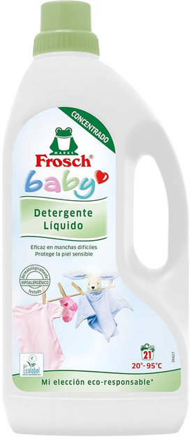 Żel do prania Frosch Baby Ecologic Liquid Detergent 1500 ml (4009175913609) - obraz 1