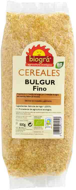Bulgur Biogra Bio Fino 500 g (8426904171707) - obraz 1