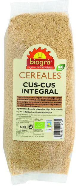 Kuskus Biogra Bio Integral 500 g (8426904172162) - obraz 1