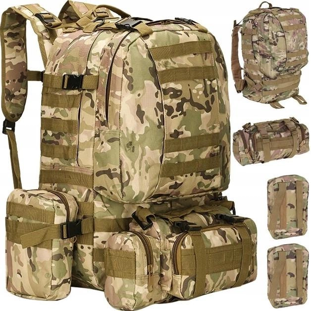 Тактический рюкзак на 56 л D3-GGL-405 Мультикам - изображение 2