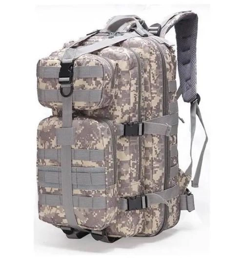 Тактический рюкзак на 35 л D3-GGL-206 Серый пиксель - изображение 1