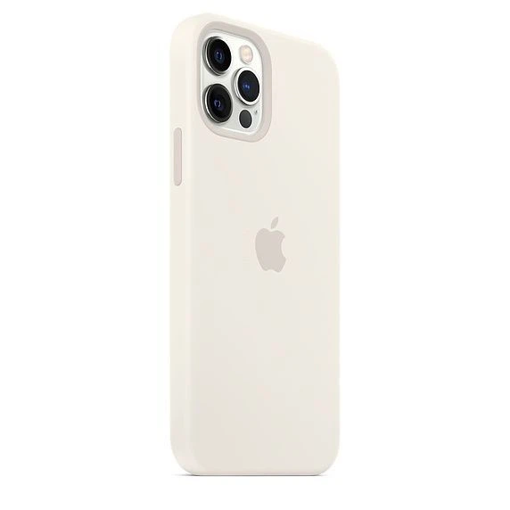 Чохол силіконовий Wave Premium AAA Silicone Case with MagSafe для Apple iPhone 12 Pro Max White - Фото 2 Чохол силіконовий Wave Premium AAA Silicone Case with MagSafe для Apple iPhone 12 Pro Max White - зображення 2