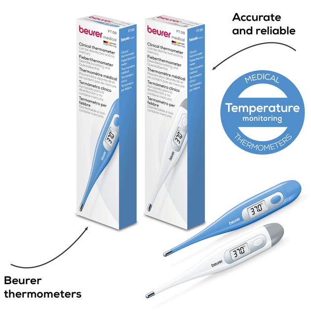 Електронний термометр Beurer FT 09 White (4211125791155) - зображення 7