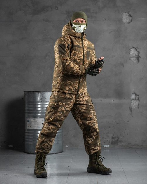 Тактический зимний теплый военный комплект Polar ( Куртка + Штаны ), Камуфляж: Пиксель, Размер: XXL - изображение 1
