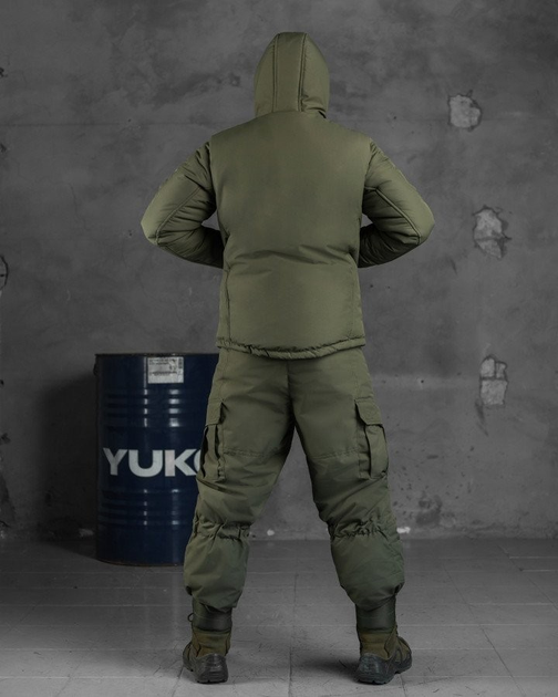 Тактический зимний теплый военный комплект Laker ( Куртка + Штаны ), Камуфляж: Олива, Размер: S - изображение 2