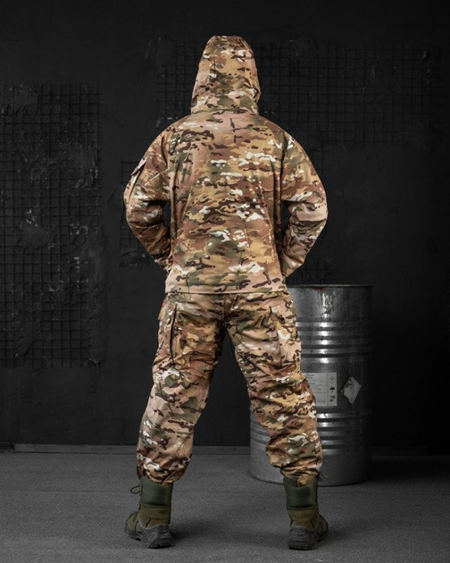 Тактический зимний теплый военный комплект Squad ( Куртка + Штаны ), Камуфляж: Мультикам, Размер: XXL - изображение 2