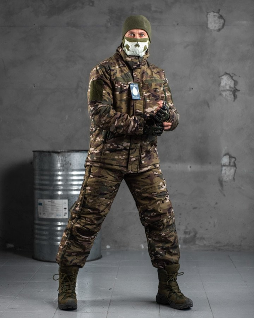 Тактический зимний теплый военный комплект Polar ( Куртка + Штаны ), Камуфляж: Мультикам, Размер: XL - изображение 1