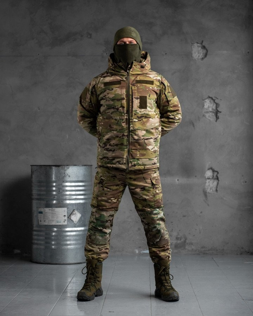 Тактический зимний теплый военный комплект Grenade ( Куртка + Штаны ), Камуфляж: Мультикам, Размер: XL - изображение 1