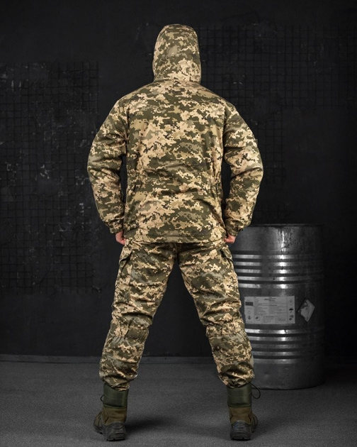 Тактический зимний теплый военный комплект Custer ( Куртка + Штаны ), Камуфляж: Пиксель, Размер: XL - изображение 2