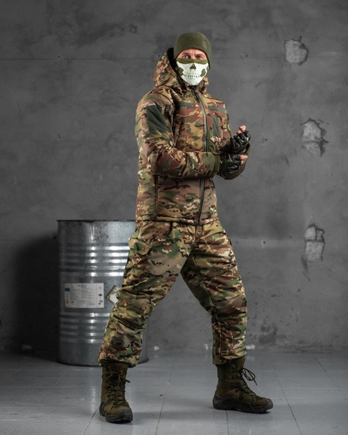 Тактический зимний теплый военный комплект Octagon ( Куртка + Штаны ), Камуфляж: Мультикам, Размер: М - изображение 1