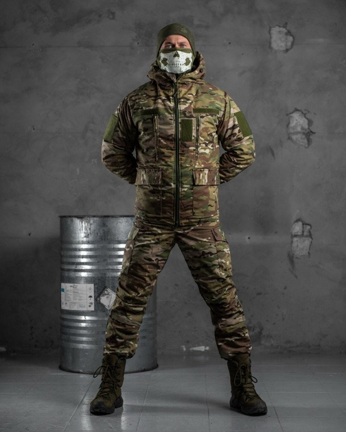 Тактичний зимовий теплий військовий комплект GRD-19 ( Куртка + Штани ), Камуфляж: Мультикам, Розмір: XXL - зображення 1