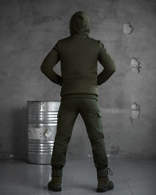 Тактический зимний теплый военный комплект KH/-13 ( Куртка + Штаны ), Камуфляж: Олива, Размер: L - изображение 2