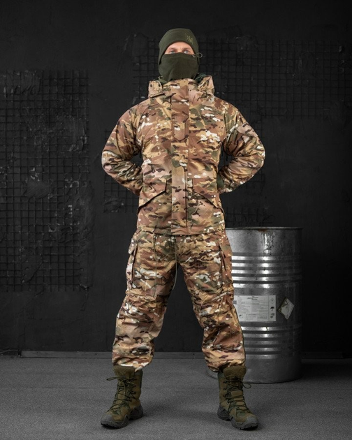 Тактичний зимовий теплий військовий комплект Squad ( Куртка + Штани ), Камуфляж: Мультикам, Розмір: XL - зображення 1