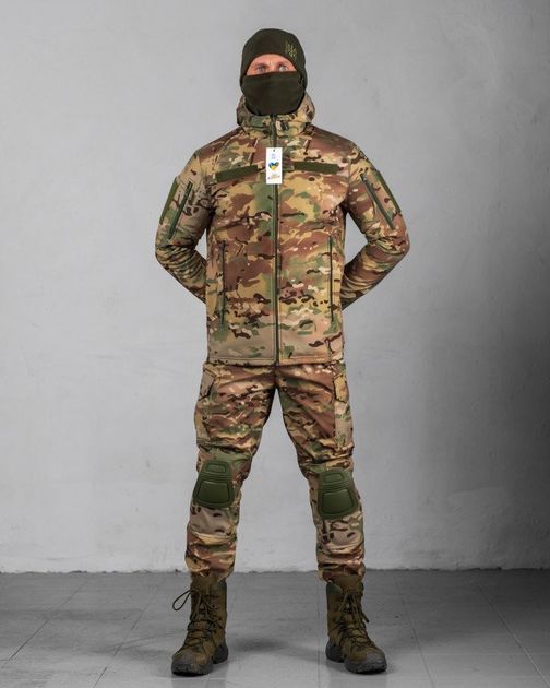 Тактический теплый военный комплект Farion ( Куртка + Штаны ), Камуфляж: Мультикам, Размер: S - изображение 1