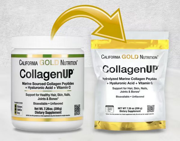 Колаген Пептиди UP 5000 mg California Gold Nutrition 206 гр. - изображение 3