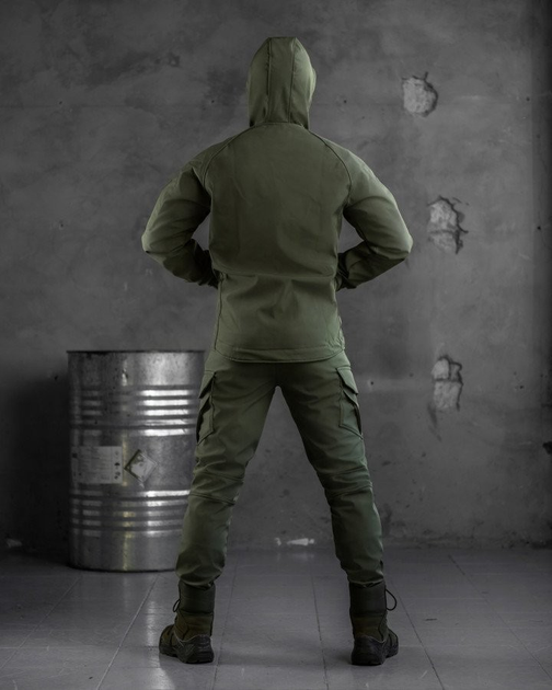 Тактичний зимовий теплий військовий комплект Mistx ( Куртка + Штани ), Камуфляж: Олива, Розмір: XL - зображення 2
