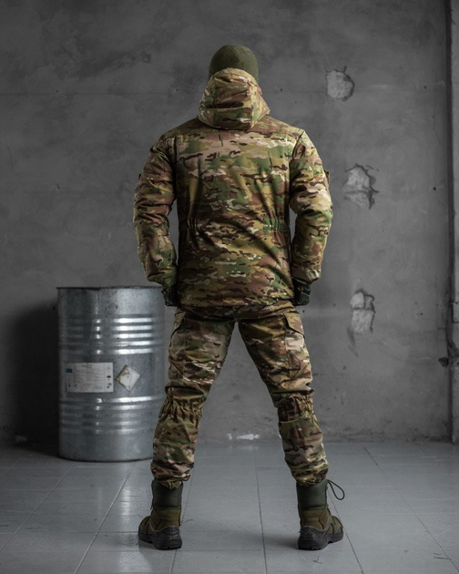 Тактический зимний теплый военный комплект SnowStorm ( Куртка + Штаны ), Камуфляж: Мультикам, Размер: M - изображение 2