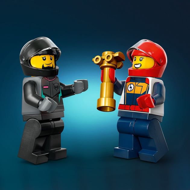 Zestaw klocków LEGO City Gokarty i kierowcy wyścigowi 99 elementów (60400) - obraz 5