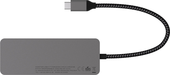 USB-C Adapter Krux H. FORCE100 (KRX0136) - obraz 2