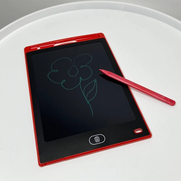 Планшет LCD для малювання 8,5″ LCD Writing Tablet Красный - изображение 3