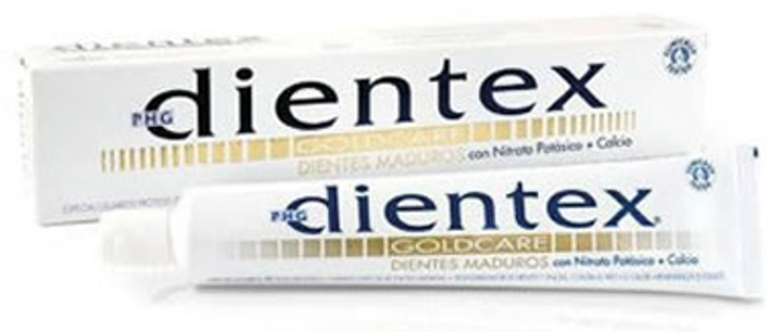 Pasta do zębów do profilaktyki i leczenie dziąseł Dientex Gold Care 75 ml (8429449090144) - obraz 1