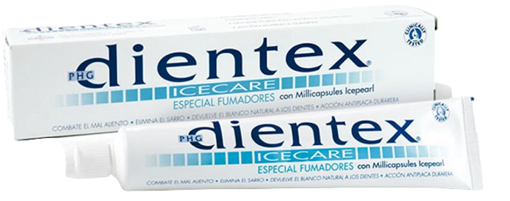 Pasta do zębów wrażliwych Dientex IceCare Smokers 75 ml (8429449090151) - obraz 1
