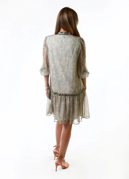 Платье inDresser XS Оливковый (IN-F0287В048Д-Olive) - изображение 3