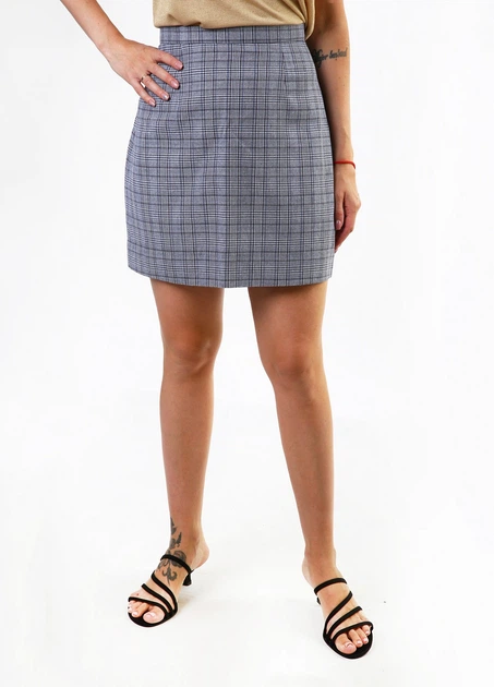 Юбка inDresser S Синий (IN-F0415Ю028Г-Blue) - Фото 4 Юбка inDresser S Синий (IN-F0415Ю028Г-Blue) - изображение 4