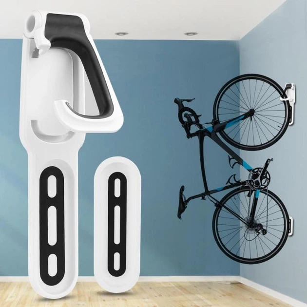 Крепление велосипеда на стену WestBiking Бело-черное (10281wh) - Фото 2 Крепление велосипеда на стену WestBiking Бело-черное (10281wh) - изображение 2
