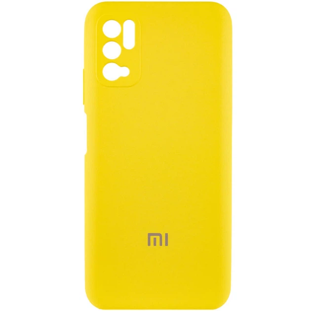 Чохол Silicone Cover Full Camera (AA) для Xiaomi Poco M3 Pro Жовтий / Yellow - Фото 1 Чохол Silicone Cover Full Camera (AA) для Xiaomi Poco M3 Pro Жовтий / Yellow - зображення 1