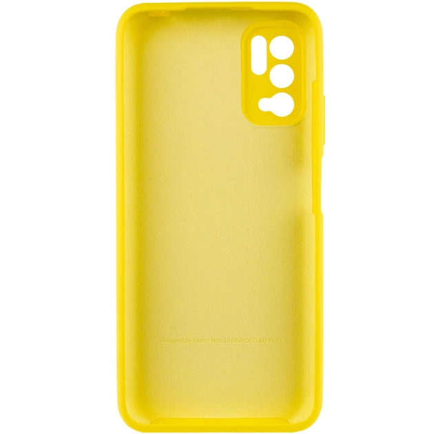 Чохол Silicone Cover Full Camera (AA) для Xiaomi Poco M3 Pro Жовтий / Yellow - Фото 2 Чохол Silicone Cover Full Camera (AA) для Xiaomi Poco M3 Pro Жовтий / Yellow - зображення 2
