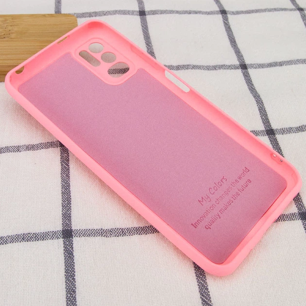 Чохол Silicone Cover My Color Full Camera (A) для Xiaomi Poco M3 Pro Рожевий / Pink - Фото 3 Чохол Silicone Cover My Color Full Camera (A) для Xiaomi Poco M3 Pro Рожевий / Pink - зображення 3