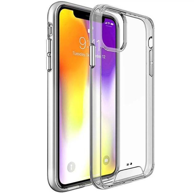 Чехол TPU Space Case Transparent для Apple Айфон 11 , прозрачный силиконовый кейс - Фото 2 Чехол TPU Space Case Transparent для Apple Айфон 11 , прозрачный силиконовый кейс - изображение 2