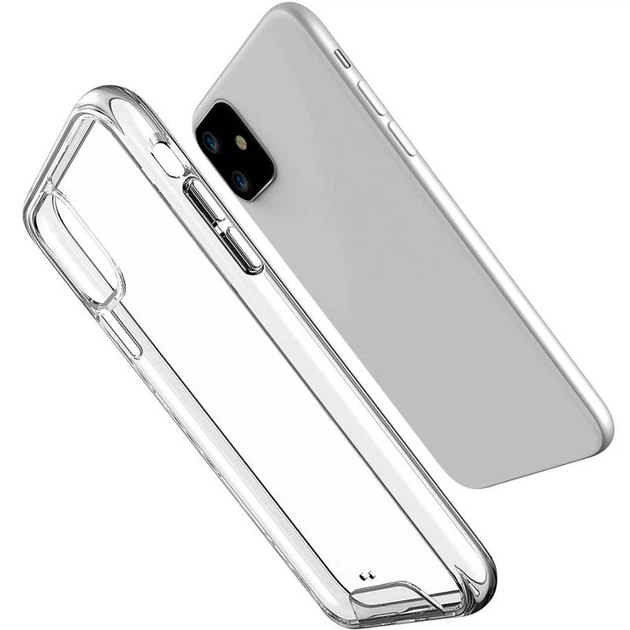 Чехол TPU Space Case Transparent для Apple Айфон 11 , прозрачный силиконовый кейс - Фото 3 Чехол TPU Space Case Transparent для Apple Айфон 11 , прозрачный силиконовый кейс - изображение 3