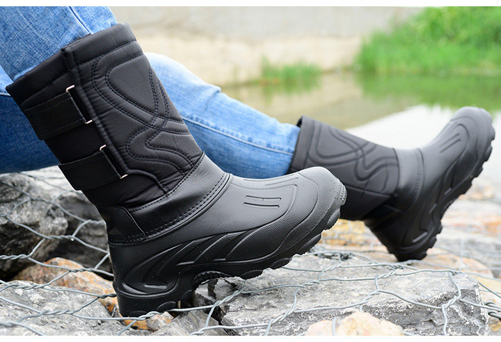 Тактичні зимові чоботи водонепроникні Чорні SnowBoots2-42 - зображення 1