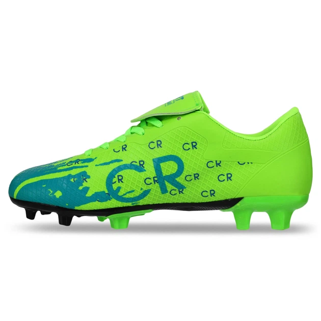 Бути футбольні Zelart CR7 6001 розмір 44 Neon Green-Blue - Фото 2 Бути футбольні Zelart CR7 6001 розмір 44 Neon Green-Blue - зображення 2